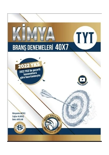 Bilgi Sarmal Yayınları TYT Kimya 40 x 7 Branş Denemeleri