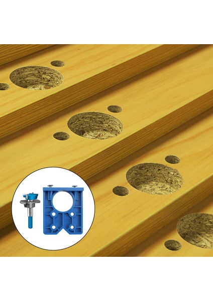 35MM Dolap Menteşe Jig Sondaj Delik Açacağı Matkap Bulucu Kılavuzu Dıy Araçları Sarı (Yurt Dışından)