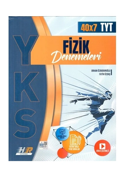 Hız ve Renk Yayınları TYT Fizik 40 x 7 Denemeleri