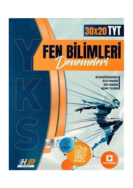 Hız ve Renk Yayınları TYT Fen Bilimleri 30 x 20 Denemeleri