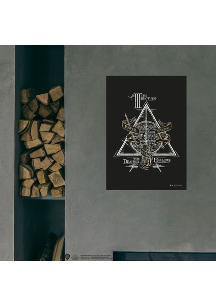Harry Potter Deathly Hollows Three Brothers Poster 50X70 cm