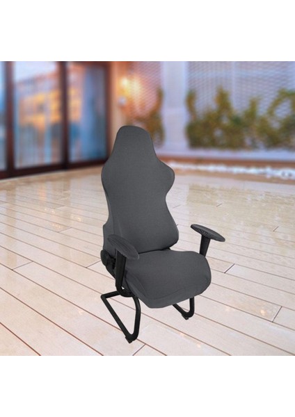 Oyun Sandalyesi Slipcovers Evrensel Katı Yavulma Yarışı Oyun Sandalyesi Koyu Gri (Yurt Dışından) fiyatları