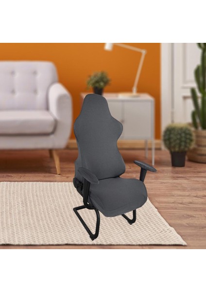 Oyun Sandalyesi Slipcovers Evrensel Katı Yavulma Yarışı Oyun Sandalyesi Koyu Gri (Yurt Dışından) fırsatları