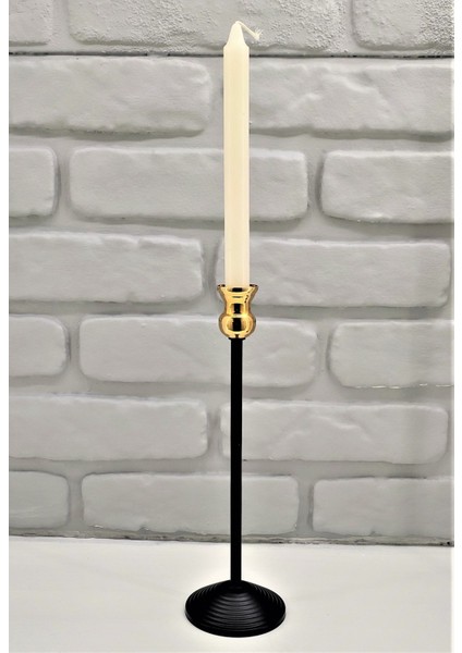 Modern Dekoratif Siyah Gold Şamdan 2'li Mumluk Seti fiyatları