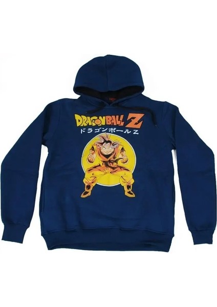 Dragon Ball Z Hoodie Sweatshit Mavi