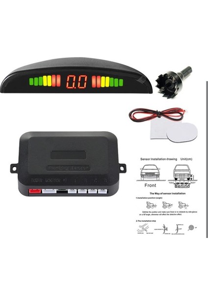 Park Sensörü LED Göstergeli Gri