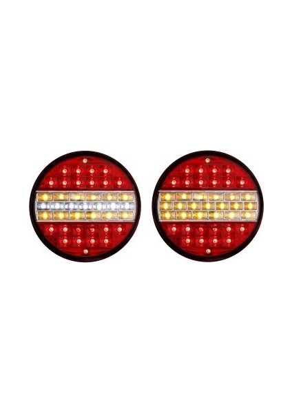 Hamburger Tip Ledli Stop Lamba 12 Volt 4 Modlu 6 Adet