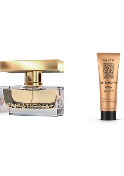 Sensatıonal Edp Kadın Parfümü 50 Ml+Farmasi Sensatıonal Vücut Losyonu 100 ml