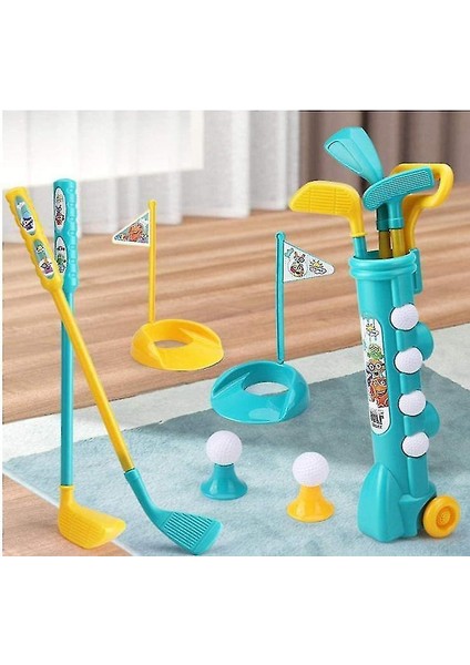 Çocuk Golf Kulüpleri Seti, 1 Golf Sepeti, 3 Golf Kulübü, 2 Uygulama Delikli Golf Oyuncak (Yurt Dışından) modelleri