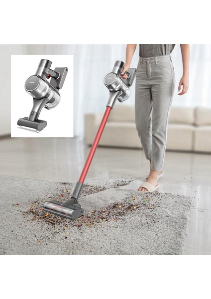 Dreame T20 Cordless Vacuum Cleaner Akülü Şarjlı Elektrikli Dikey Süpürge Vte1 (Genpa Garantili)