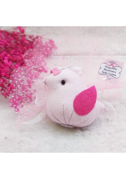 30 Adet Peluş Kuş Tüllü Kız Bebek Lik