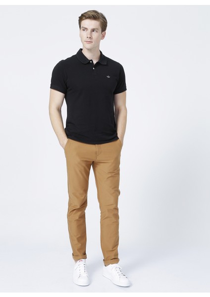 Polo Yaka Siyah Erkek T-Shirt