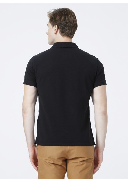 Polo Yaka Siyah Erkek T-Shirt fırsatları