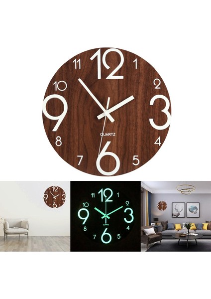 12 '' Aydınlık Duvar Saati (Yurt Dışından) fırsatları