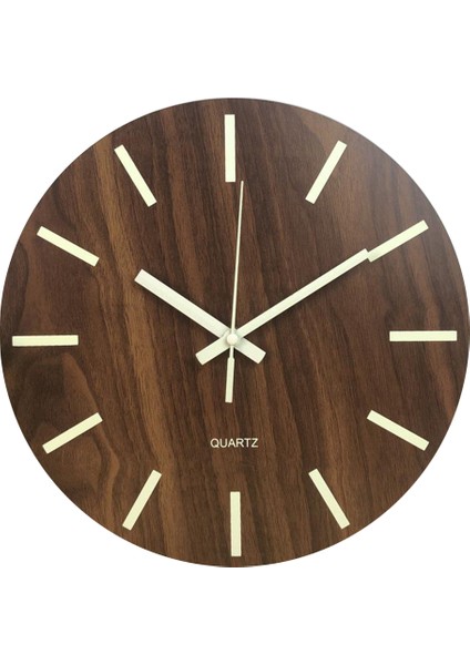 12 '' Aydınlık Duvar Saati (Yurt Dışından)