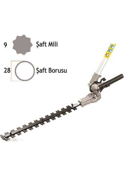 Lükstrüm Aparatı 28MM 9 Köşe