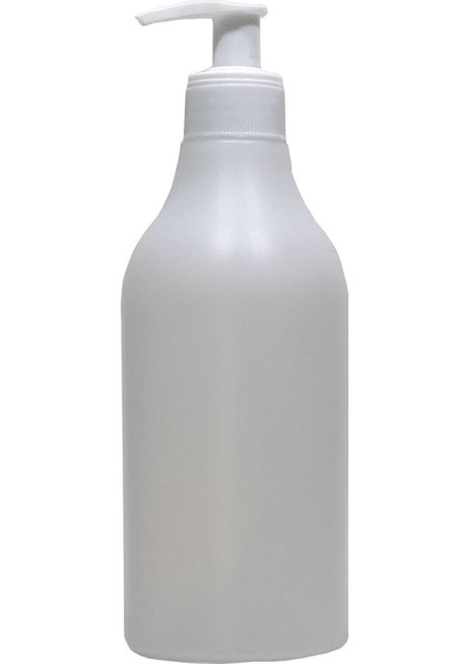 Sert Plastik 500ML Boş Sprey Kolonya Dezenfektan Şişesi + Sıvı Sabun Pompalı 2 Adet