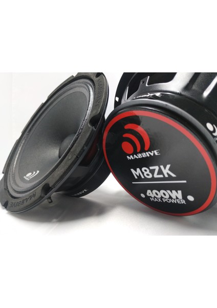 M8ZK Midrange Oto Hoparlör 2'li Set 20 cm