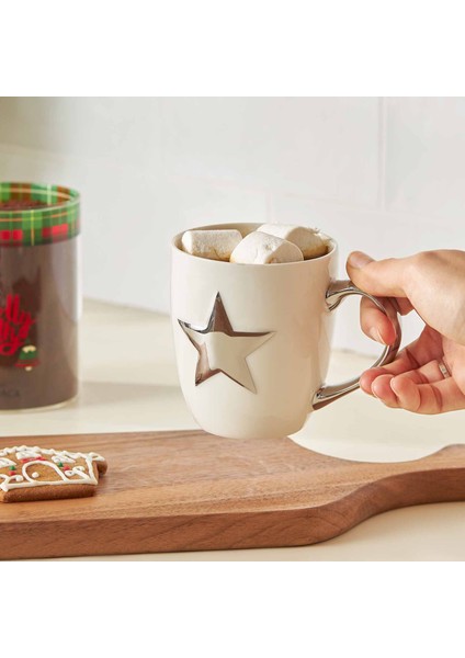 Happy New Year Yılbaşı Silver Yıldız Mug 415ml fiyatları