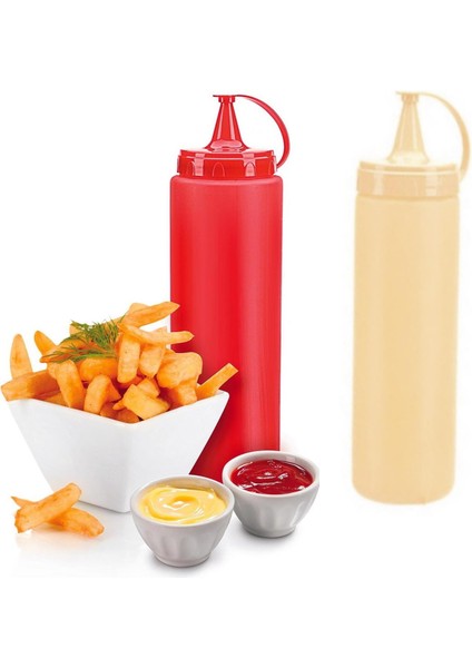 Sosluk 2'li Mayonez Ketçap Şişesi 700 ml