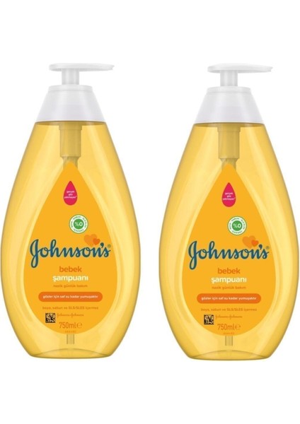 Johnsons Baby 750 ml Bebek Şampuanı x 2 Adet