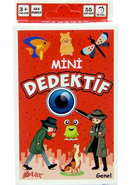Mini Dedektif Oyunu Dedektif Kart Oyunu 3'lü Set fırsatları