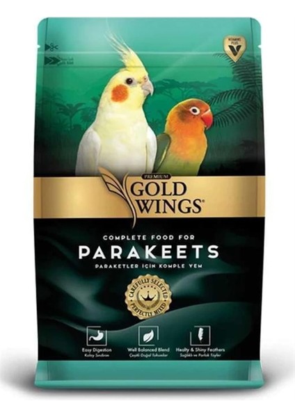 Gold Wıngs Premium Parakeets Papağan Yemi
