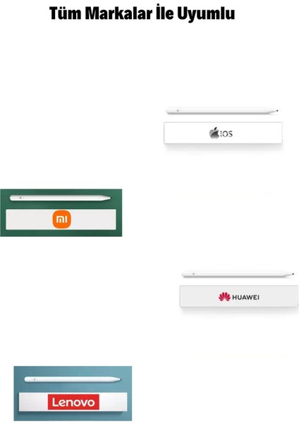Lenovo M10 Serisi Uyumlu Dokunmatik Ekranlar Için Profesyonel Stylus Kalem FSKL02