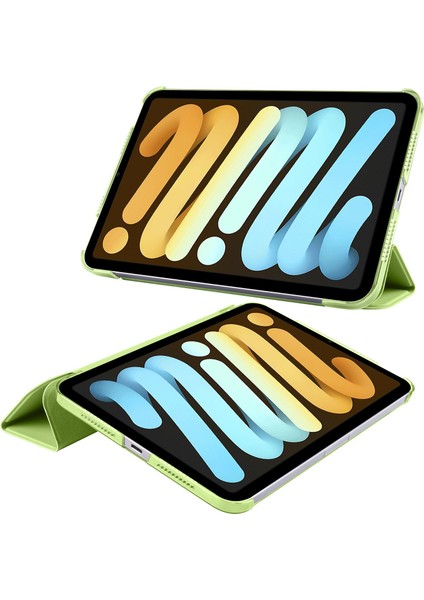 Apple iPad Mini 6. Nesil 2021 Uyumlu Kılıf Flip Akıllı Kapak Standlı Kılıf Smart Cover Uyku Modlu fırsatları