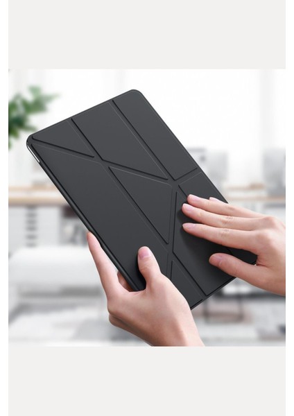 Apple iPad Mini 2021 (6.nesil) Kılıf Kalemlikli Premium Standlı Katlanabilir Uyku Modu Özellikli Tablet Kılıfı fırsatları