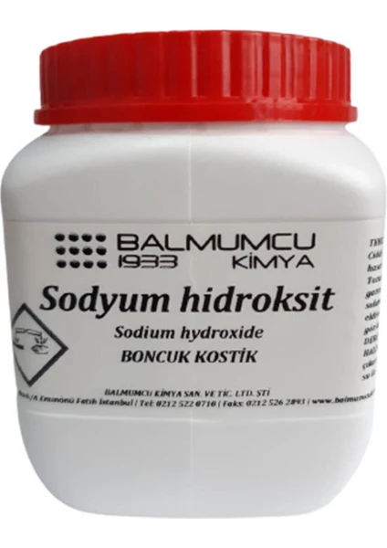 Balmumcu Kimya Sodyum Hidroksit (Boncuk Kostik) (Sud Kostik) 1kg