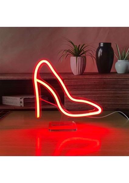 Ayakkabı Neon LED Dekoratif Masa ve Gece Lambası fiyatları