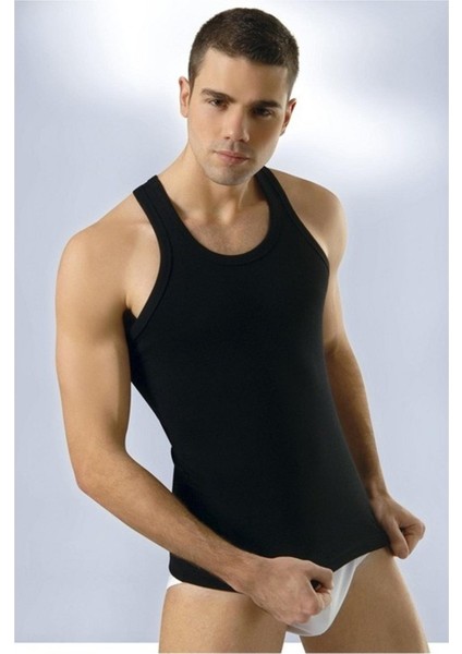 1106 Erkek Ribana Sporcu Atlet Siyah