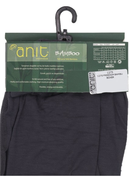 1275 Freedom Bambu Erkek Boxer Antrasit modelleri
