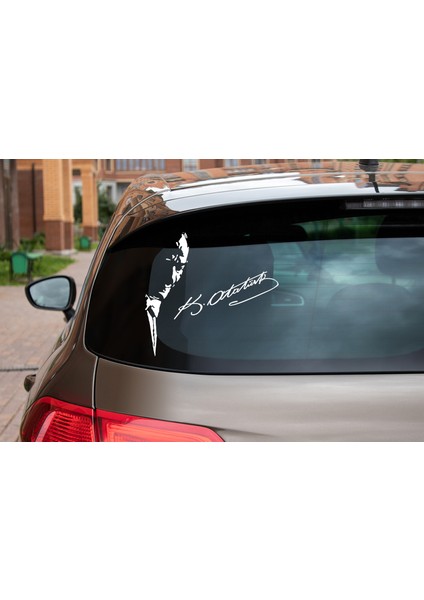 Atatürk Imza ve Silüet Sticker fiyatları