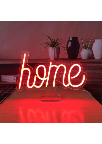 Home Neon LED Dekoratif Masa ve Gece Lambası