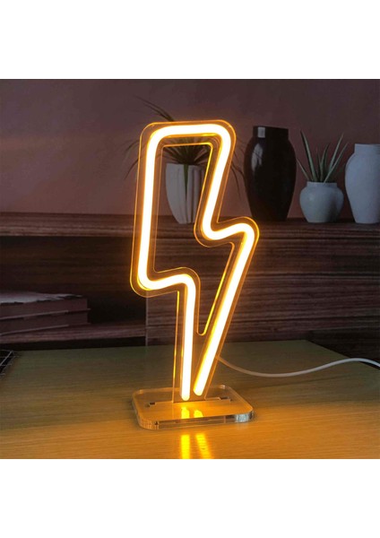 Şimşek LED Dekoratif Masa ve Gece Lambası