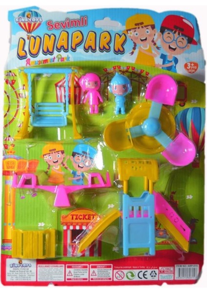 Sevimli Lunapark Oyuncak Seti
