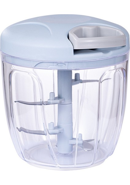 Manuel Gıda Sebze Doğrayıcı Blender 900ML-MAVI (Yurt Dışından)