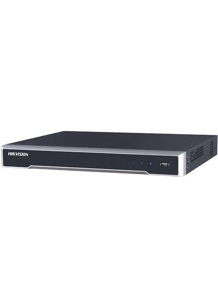 DS-7608NI-Q2 8MP H265+ 8 Kanal Video 2 HDD UHD 4K 2160P Kayıt 80-160MBPS Bant Genişliği NVR Cihazı