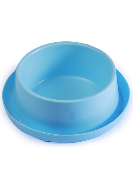 Plastik Kedi-Köpek Mama ve Su Kabı 400 ml Turkuaz