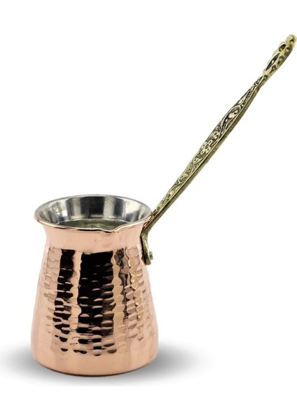 Bakır Cezve Kalın Dövme 4 Fincanlık