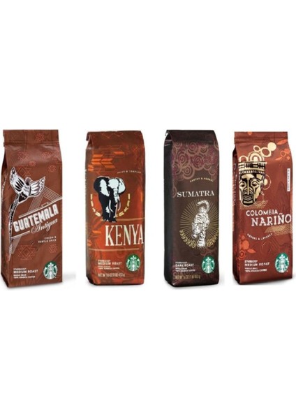 Deneme Paketi 4 x 250 gr Çekirdek Kahve