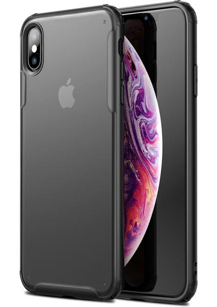 Bikapak Elit Mist Apple iPhone Xs Max Siyah Kapak