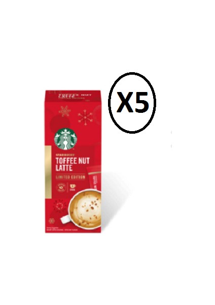 Toffee Nut Latte Sınırlı Yeni Yıl Serisi Premium Kahve Karışımı 4x5 Kutu