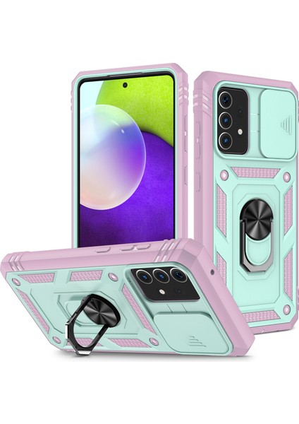 Galaxy A52 5g / 4g Için Standlı Telefon Koruyucu Kılıf (Yurt Dışından)