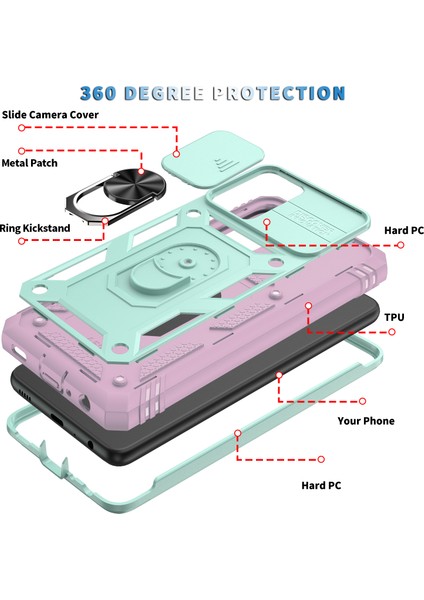 Galaxy A52 5g / 4g Için Standlı Telefon Koruyucu Kılıf (Yurt Dışından) indirimleri