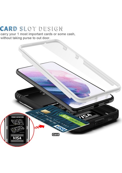 Galaxy S21 5g Için Standlı Telefon Koruyucu Kılıf (Yurt Dışından)