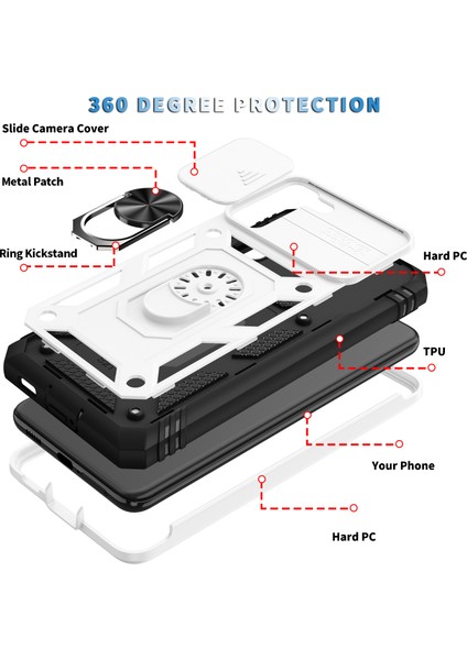 Galaxy S21 5g Için Standlı Telefon Koruyucu Kılıf (Yurt Dışından)