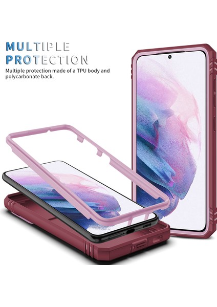 Galaxy S21 5g Için Standlı Telefon Koruyucu Kılıf (Yurt Dışından)